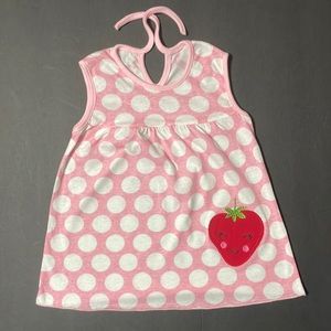 Strawberry Poky Dot Sundress